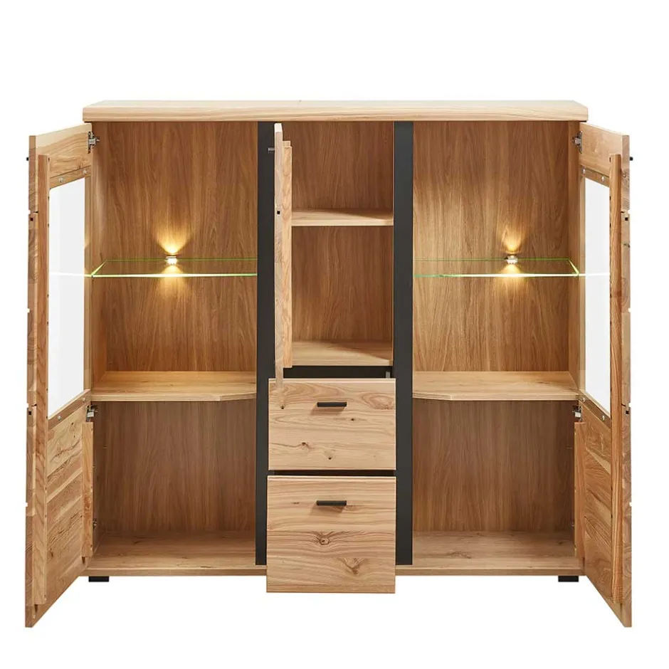 Pharao24 Highboard Sebetino> Vitrinenschrank|Highboards