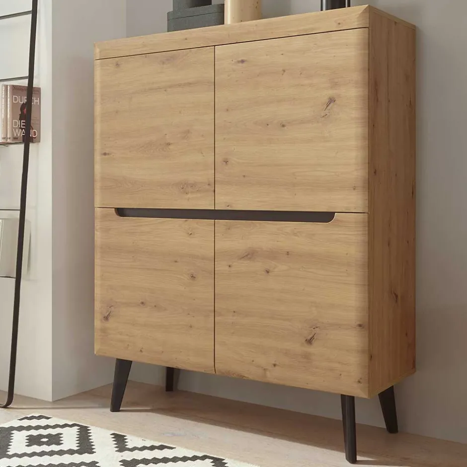 Pharao24 Highboard Tomya> Esszimmerkommoden|Wohnzimmerkommoden