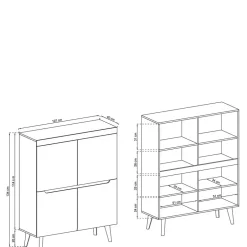 Pharao24 Highboard Tomya><noscript><img width=
