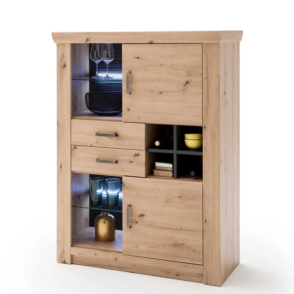 Pharao24 Highboard Tridovina> Esszimmerkommoden|Wohnzimmerkommoden