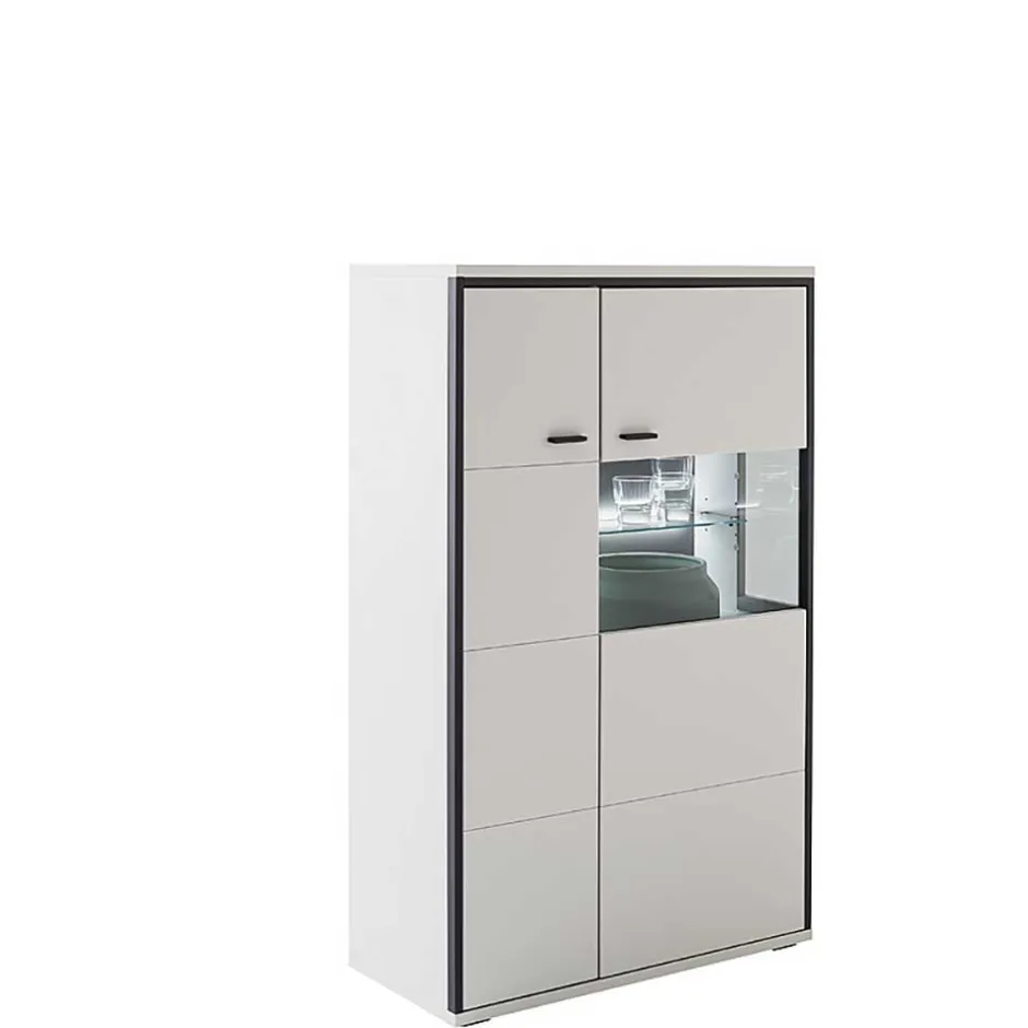 Pharao24 Highboard Ukai> Vitrinenschrank|Stauraumvitrinen