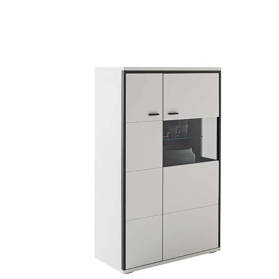 Pharao24 Highboard Ukai> Vitrinenschrank|Stauraumvitrinen