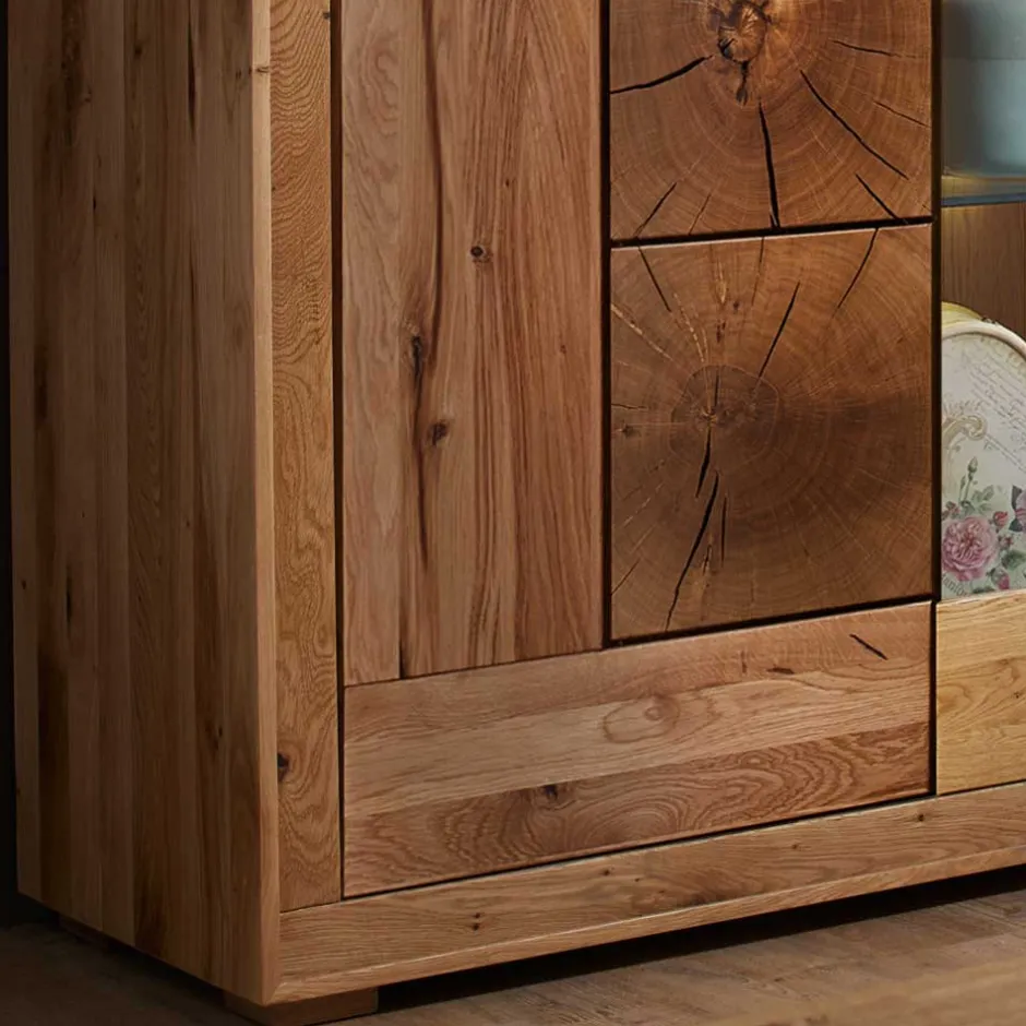 Esszimmerkommoden|Wohnzimmerkommoden*Pharao24 Highboard Vitrine Cranados