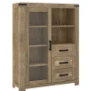 Pharao24 Highboard Vitrine Kofi> Vitrinenschrank|Wohnzimmervitrinen