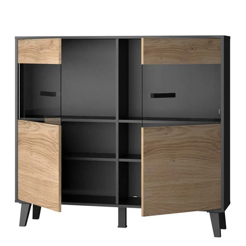 Pharao24 Highboard Vitrine Liazuria> Highboards|Highboards
