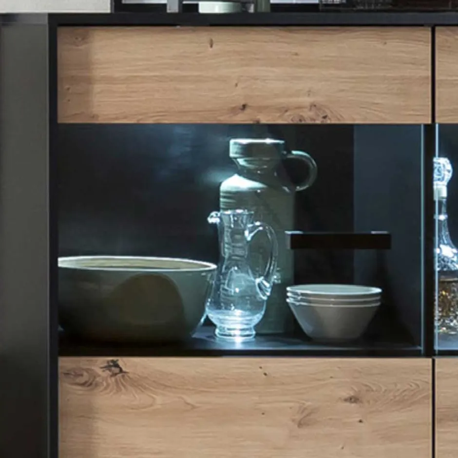 Pharao24 Highboard Vitrine Liazuria> Highboards|Highboards