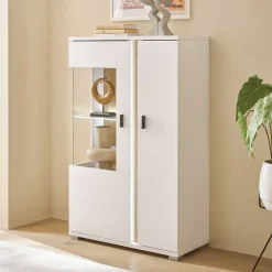 Pharao24 Highboard Vitrine Luzillo> Stauraumvitrinen|Highboards