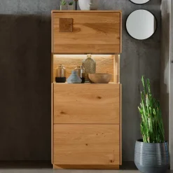 Pharao24 Highboard Vitrine Onitos> Vitrinenschrank|Wohnzimmervitrinen