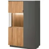 Pharao24 Highboard Vitrine Strong> Wohnzimmerkommoden|Wohnzimmerschrank