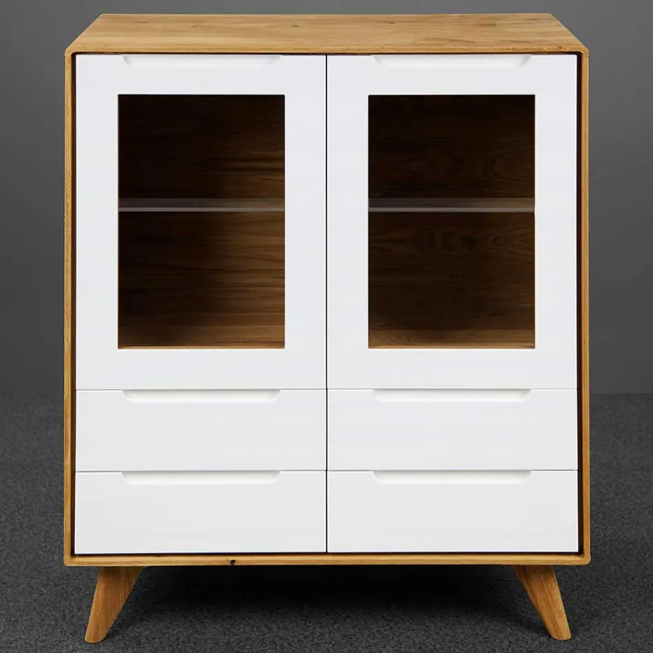 Pharao24 Highboard Vitrine Triancova> Flurkommoden|Stauraumvitrinen
