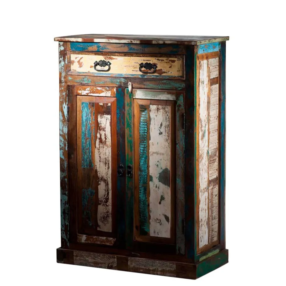 Massivholzmöbel|Küchenkommode*Pharao24 Highboard Woodstock