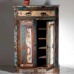 Massivholzmöbel|Küchenkommode*Pharao24 Highboard Woodstock