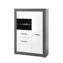Vitrinenschrank|Stauraumvitrinen*Pharao24 Highbord Jains