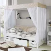 Pharao24 Himmelbett Denima> Funktionsbetten|Schubkastenbetten