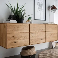 Pharao24 Hänge Sideboard Rennia> Massivholzmöbel|Wohnzimmerschrank