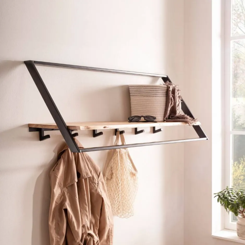 Wandgarderoben|Massivholz Garderoben*Pharao24 Hängegarderobe Enda