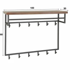 Wandgarderoben|Massivholz Garderoben*Pharao24 Hängegarderobe Manifesto