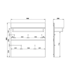 Wandgarderoben*Pharao24 Hängegarderobe Saladino