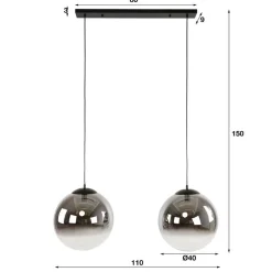 Pharao24 Hängeleuchte Ileony><noscript><img width=