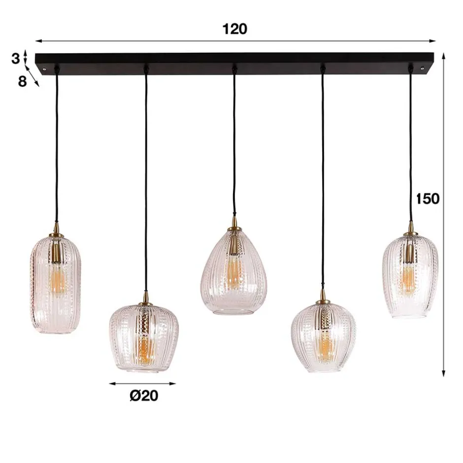 Lampen Und Leuchten*Pharao24 Hängeleuchte Marzias