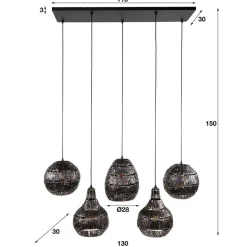 Pharao24 Hängeleuchte Modena><noscript><img width=