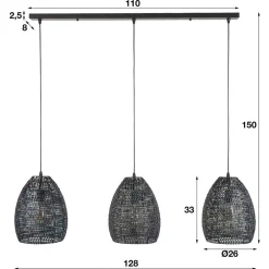 Pharao24 Hängeleuchte Percos><noscript><img width=