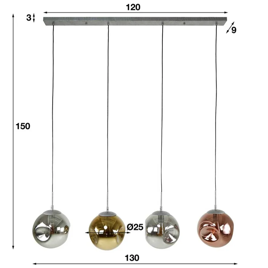 Pharao24 Hängeleuchte Yasmel> Lampen Und Leuchten