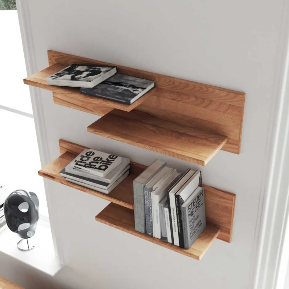 Pharao24 Hängeregal Bagavano> Wohnzimmerregale|Massivholzregale