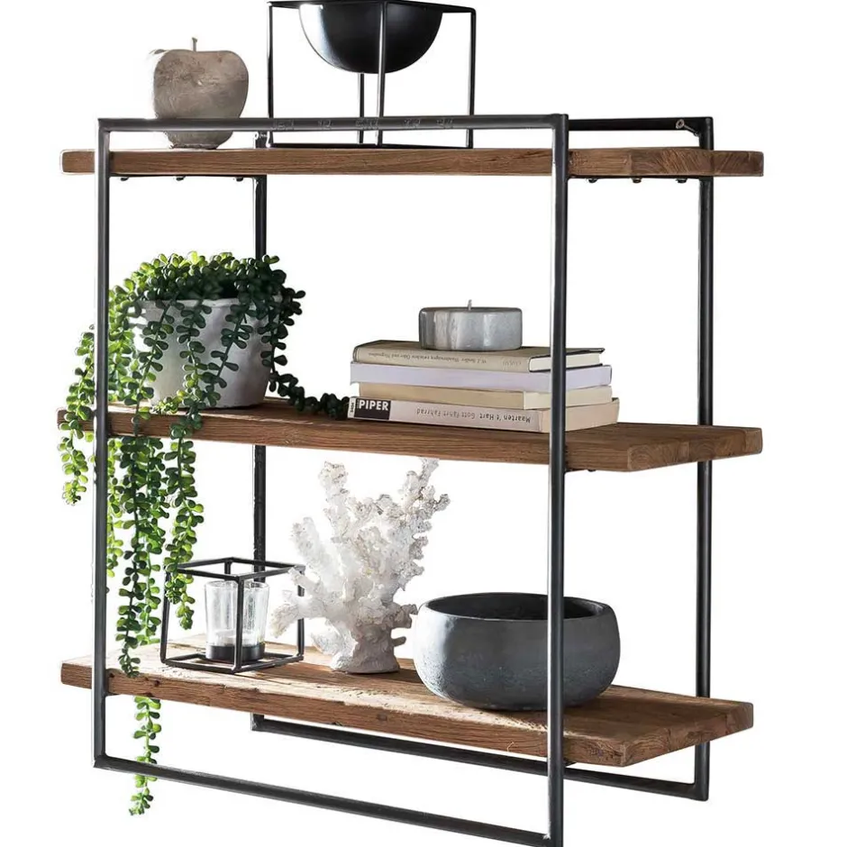 Pharao24 Hängeregal Koropi> Wohnzimmerregale|Massivholzregale