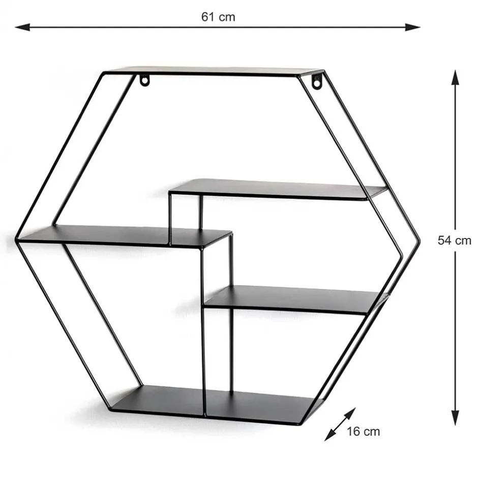 Pharao24 Hängeregal Metall Blue> Hängeregale|Wandregale