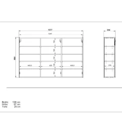 Pharao24 Hängeschrank Carins><noscript><img width=