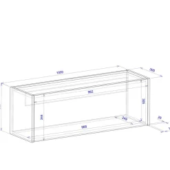 Schreibtische*Pharao24 Hängeschreibtisch Uzniana