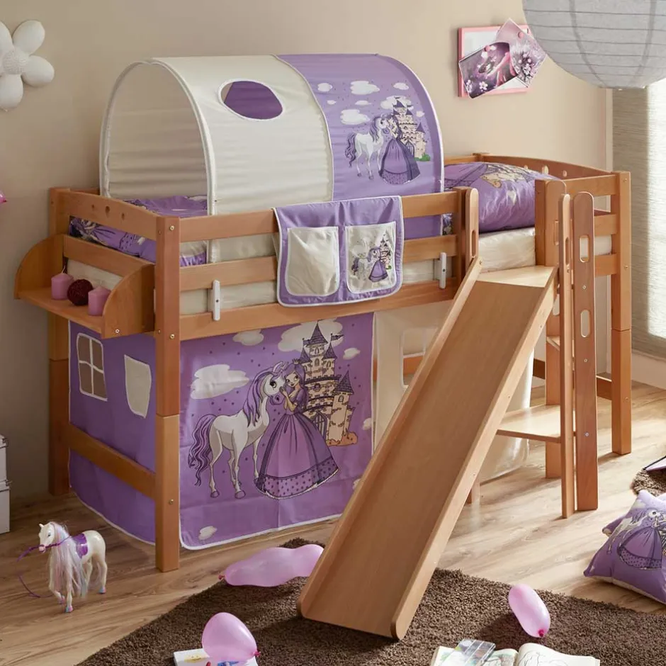 Kinderbetten|Kinderhochbetten*Pharao24 Hochbett Hedras