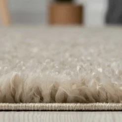 Pharao24 Hochflor Teppich Beige Pisaldo><noscript><img width=