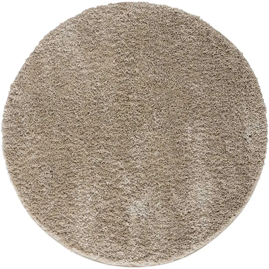 Teppiche*Pharao24 Hochflor Teppich Beige Rondma
