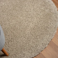 Teppiche*Pharao24 Hochflor Teppich Beige Rondma