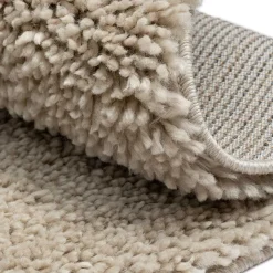 Teppiche*Pharao24 Hochflor Teppich Beige Rondma