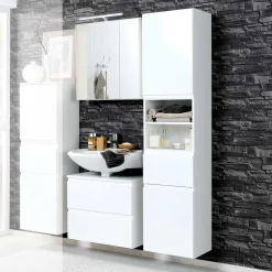 Pharao24 Hochglanz Badmöbel Lectrio> Badmöbel Sets