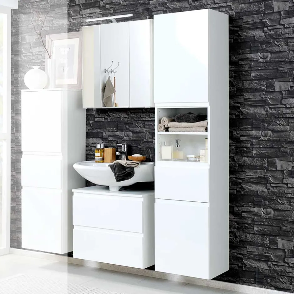 Pharao24 Hochglanz Badmöbel Lectrio> Badmöbel Sets