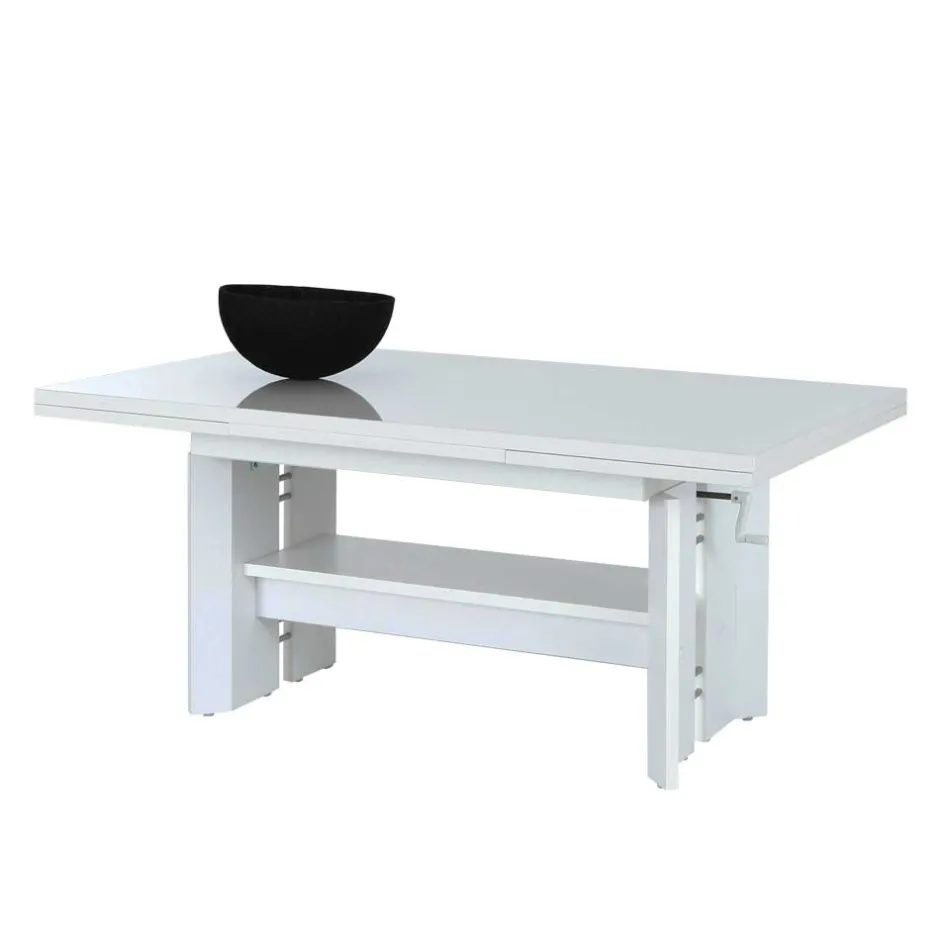 Ausziehtische*Pharao24 Hochglanz Couchtisch Tesalon