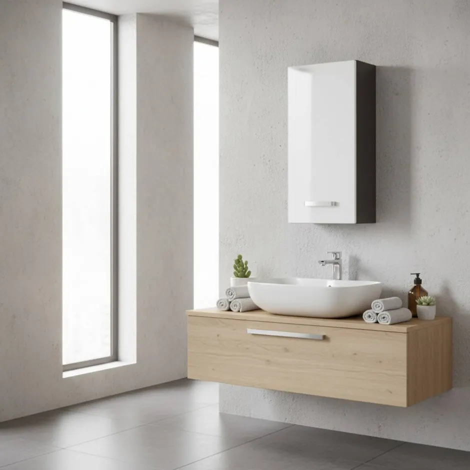 Bad Hängeschränke*Pharao24 Hochglanz Hängeschrank Simonas