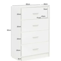 Pharao24 Hochglanz Schubkastenkommode Salverna><noscript><img width=