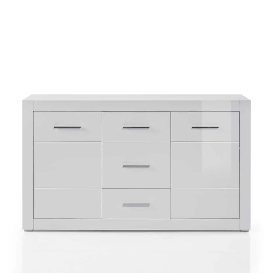 Küchenkommode|Wohnzimmerkommoden*Pharao24 Hochglanz Sideboard Triango