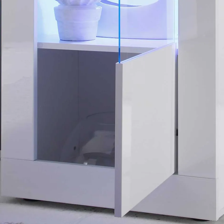 Wohnwand 300 Cm|Moderne Wohnwände*Pharao24 Hochglanz Wohnwand Deconda