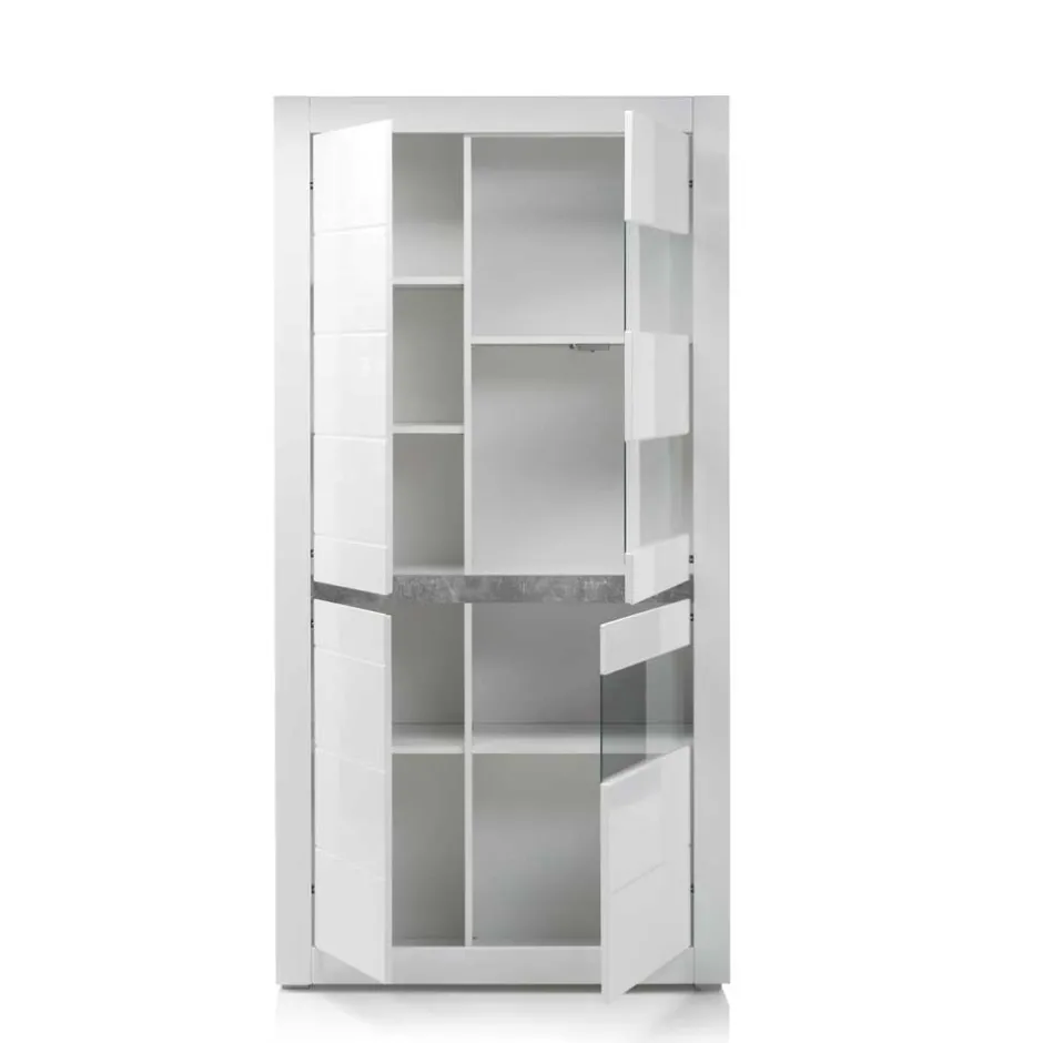 Moderne Wohnwände|Wohnwand 350 Cm*Pharao24 Hochglanz Wohnwand Novinza