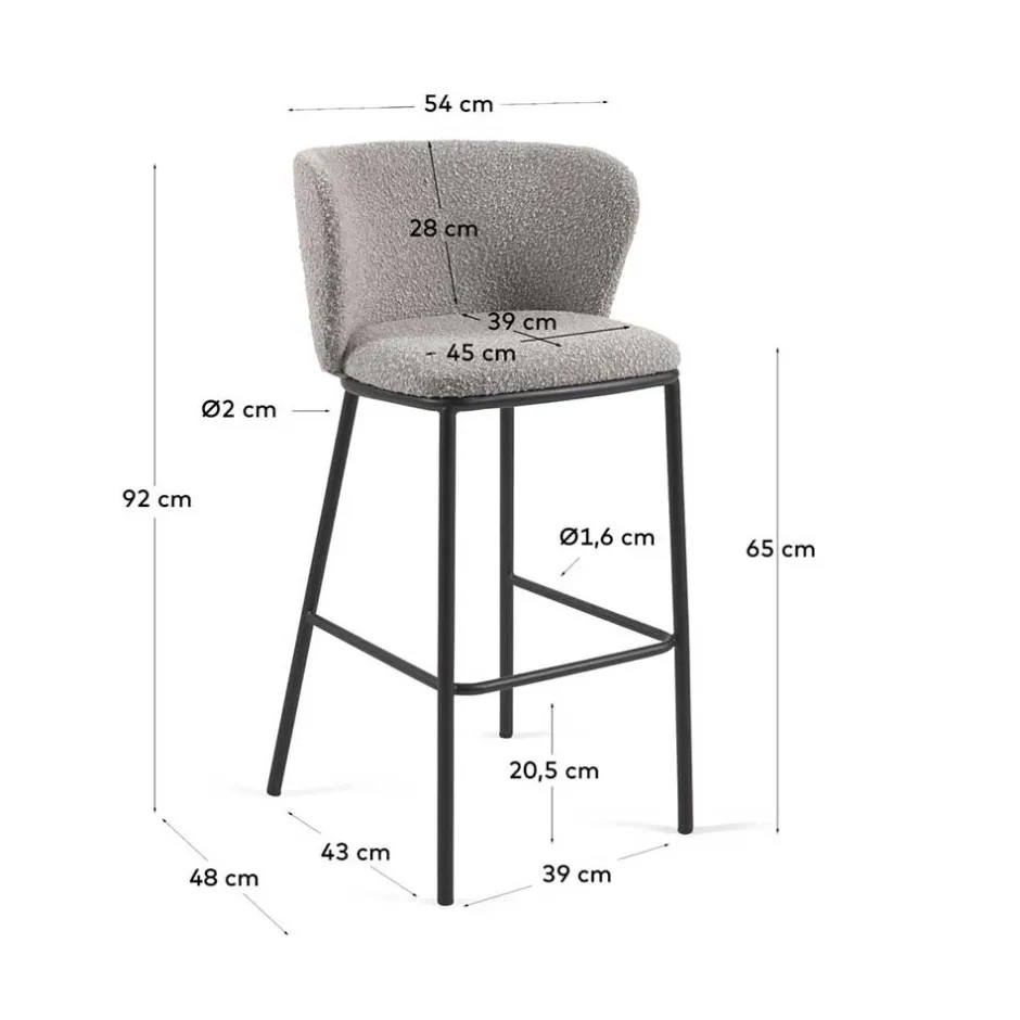 Pharao24 Hochhocker Tendea> Barmöbel|Barhocker
