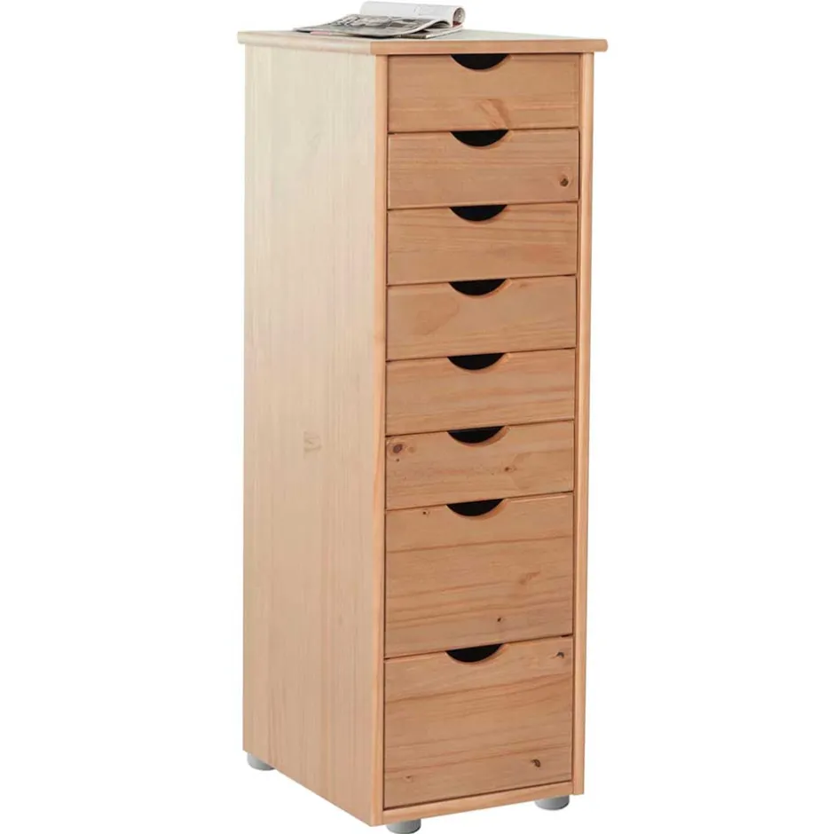 Massivholz Kommoden|Hochkommoden*Pharao24 Hochkommode Andiano