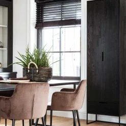 Vitrinenschrank|Wohnzimmervitrinen*Pharao24 Hochschrank Vanencia