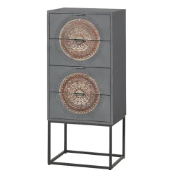 Pharao24 Hohe Kommode Binia> Hochkommoden|Telefonschränke