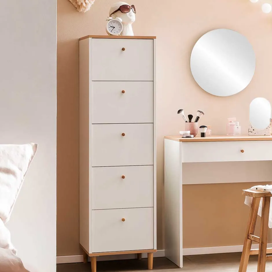 Pharao24 Hohe Kommode Romantico> Hochkommoden|Telefonschränke